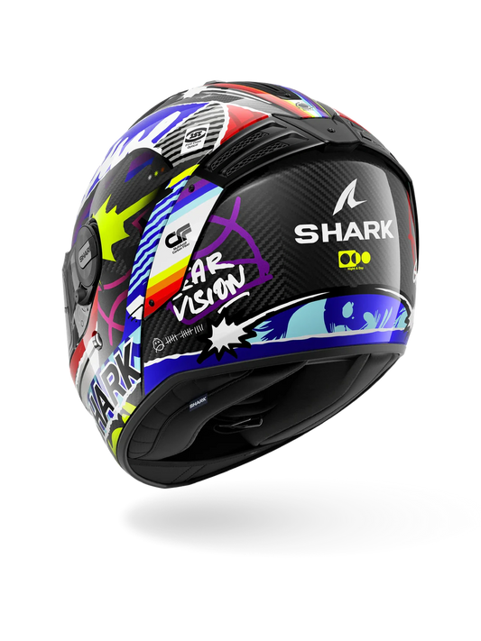 Capacete Shark Spartan Rs Streetrush Preto/Azul (DBU)