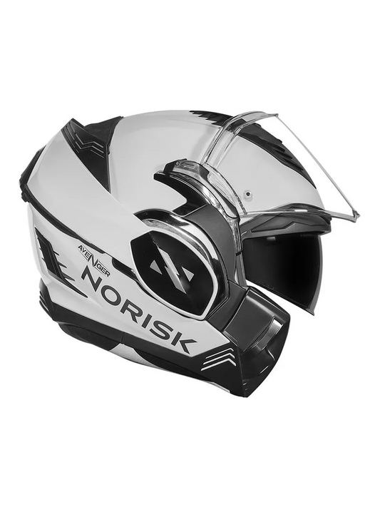 Capacete Norisk Avenger Monocolor Branco