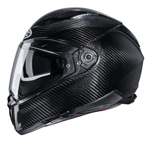 Capacete Hjc F70 Solido Carbono Preto