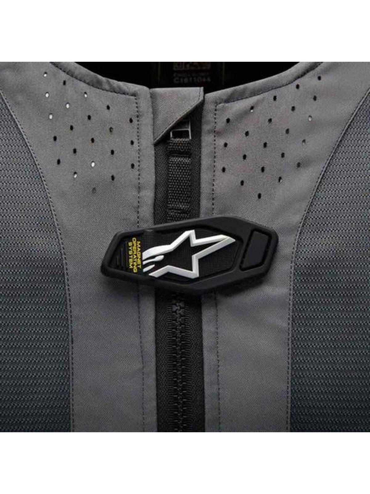 Colete Alpinestars Tech-Air 5 Cinza Escuro Preto