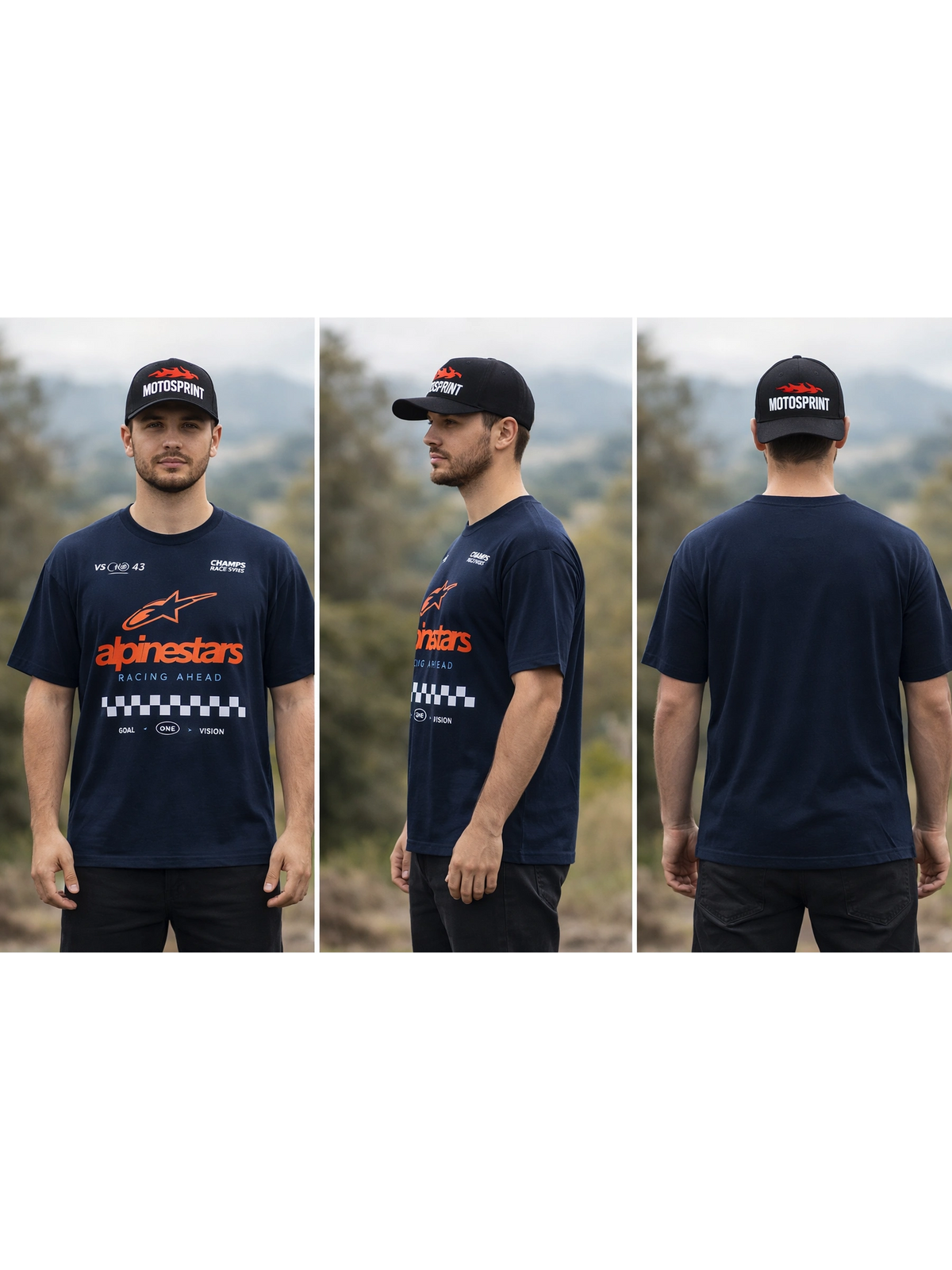 Camiseta Alpinestars Aplomb Oversized Azul