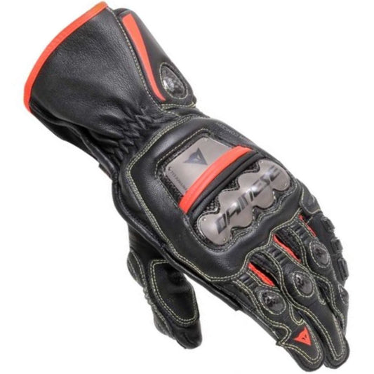 Luva Dainese Full Metal 6 Preto Vermelho Lava