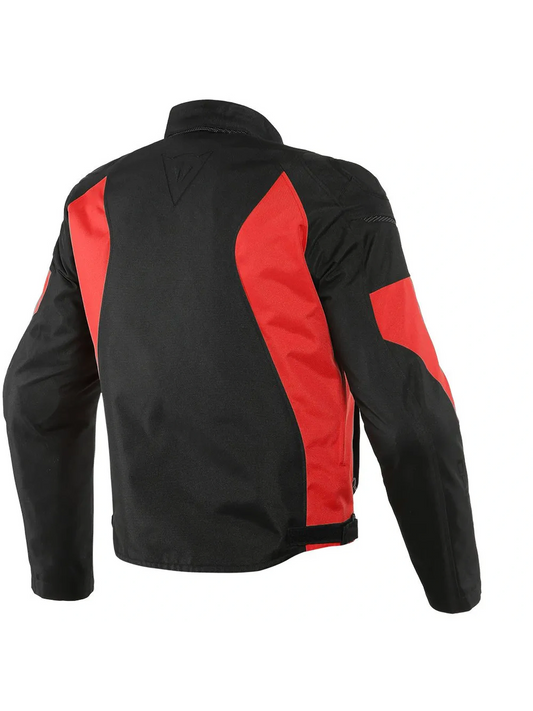 Jaqueta Dainese Mistica Preto e Vermelho Lava