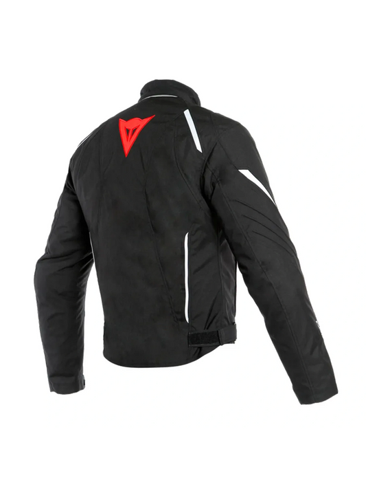 Jaqueta Dainese Laguna Seca 3 Impermeavel Preto Vermelho e Branco