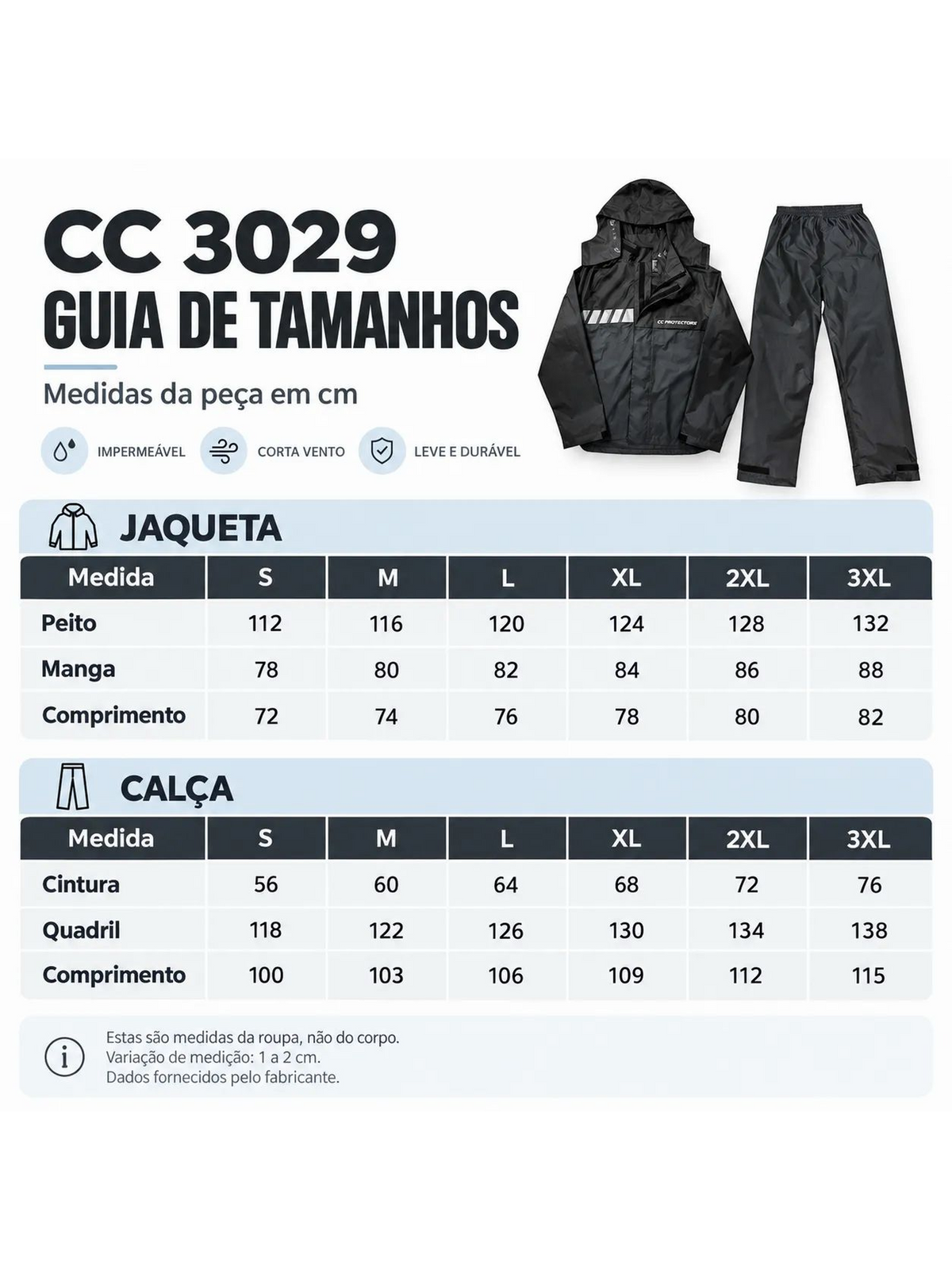 Capa De Chuva Cc Protectors Amarela (3029)