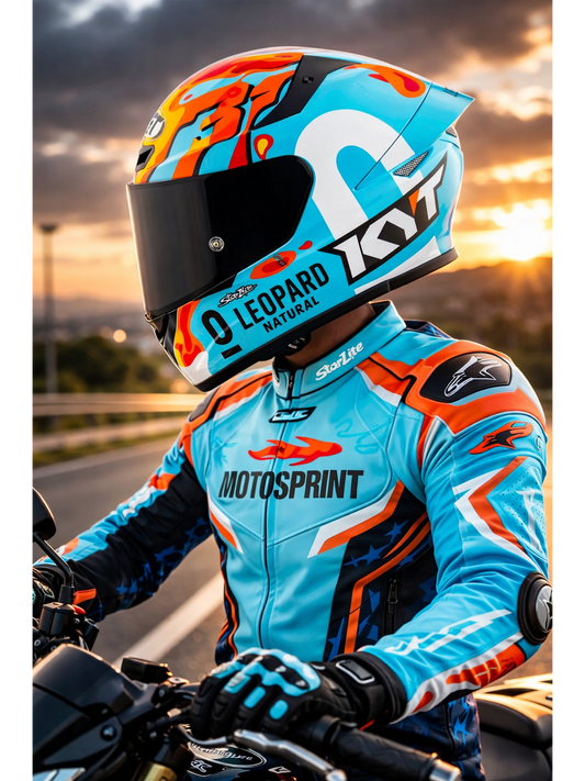Capacete Kyt TT-Revo Leopard Aragon