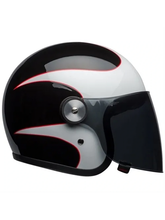 Capacete Bell Riot Boost Branco/Preto/Vermelho