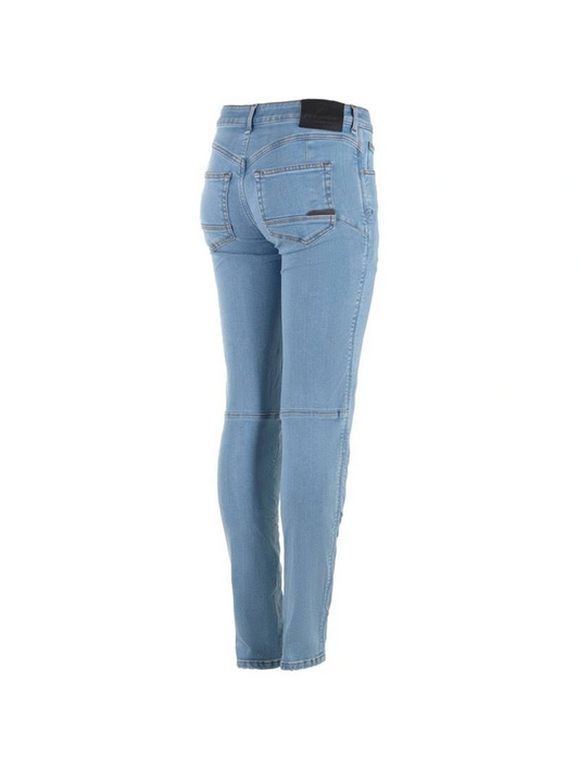 Calça Alpinestars Daisy v2 Womens Riding Denim Azul Claro