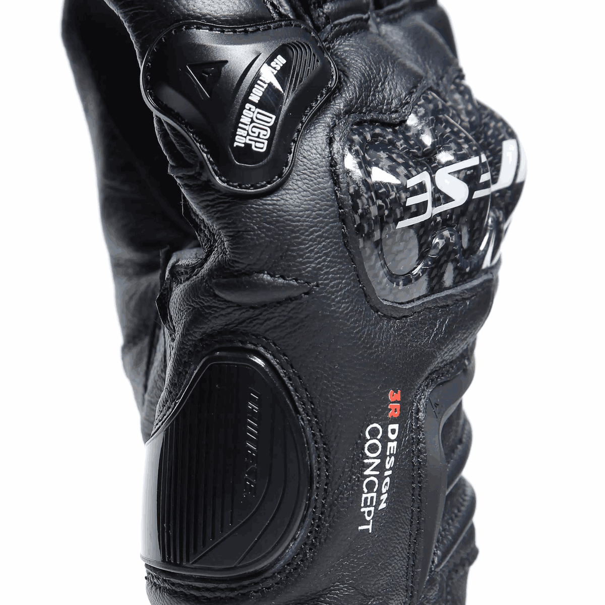 Luva Dainese Carbon 4 Longa Couro Preto