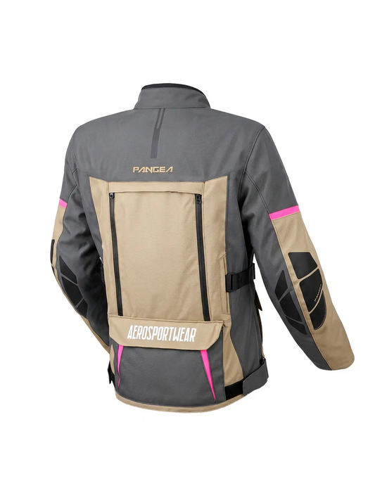 Jaqueta Asw Pangea 2.0 Feminina Chumbo/Marrom/Pink