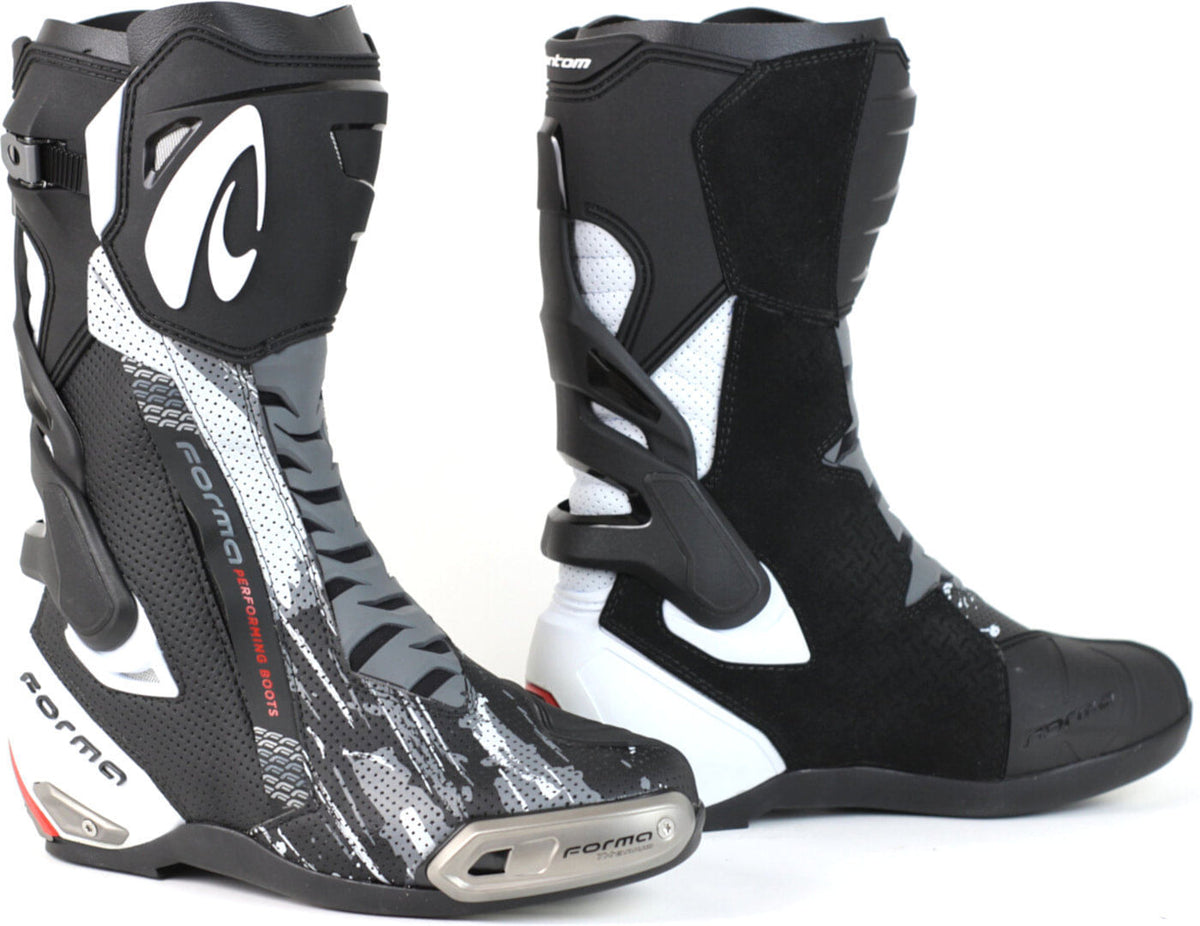 Bota Forma Phantom Flow Preto e Branco