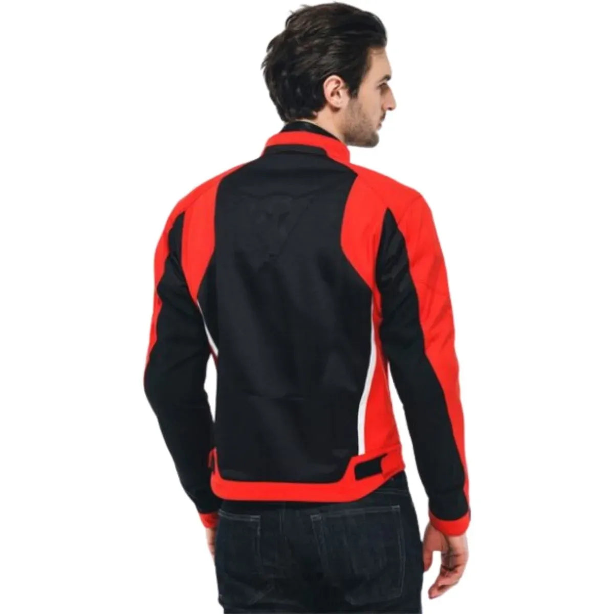 Jaqueta Dainese HydraFlux 2 Air D-Dry Preto e Vermelho Lava