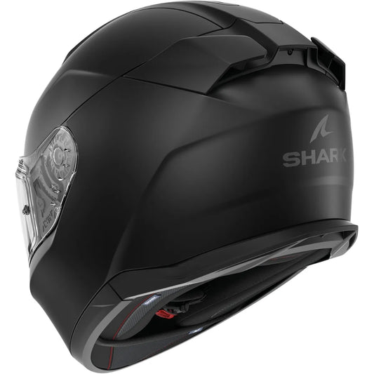 Capacete Shark D-Skwal 3 Blank SP Preto Fosco (Matt KMA)