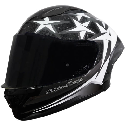 Capacete Origine Pista Star Branco/Preto