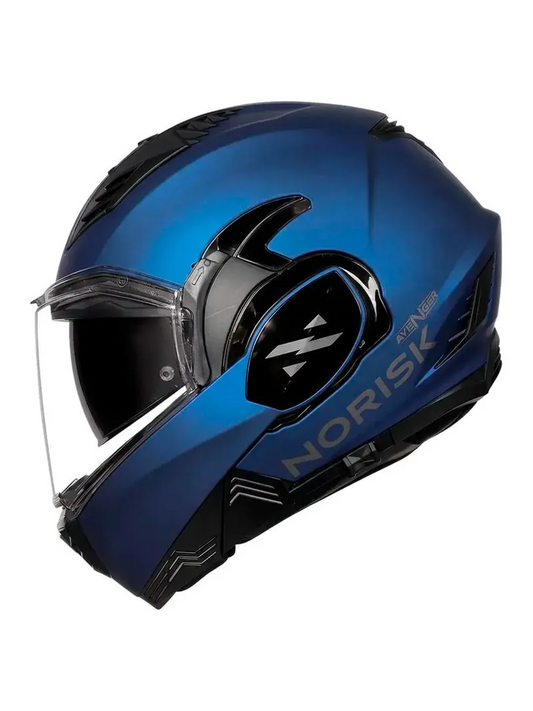 Capacete Norisk Avenger Monocolor Azul Fosco
