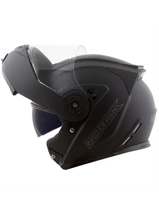Capacete Norisk Ff345 Route Monocolor Preto Fosco