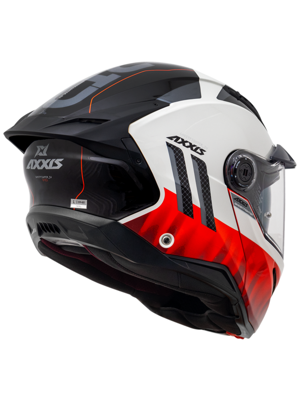 Capacete Axxis Ghostfighter Sv Grid Vermelho C5