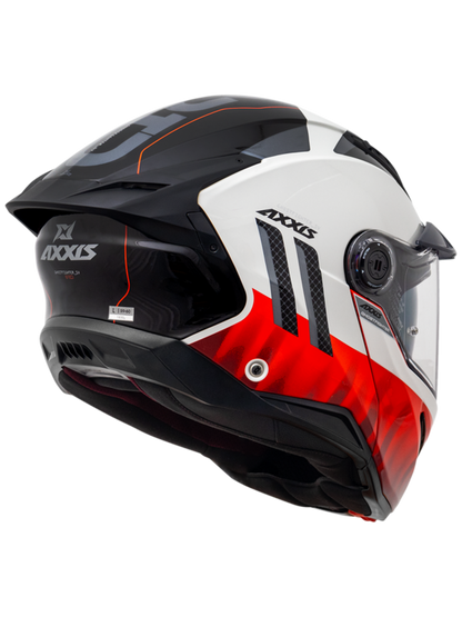 Capacete Axxis Ghostfighter Sv Grid Vermelho C5