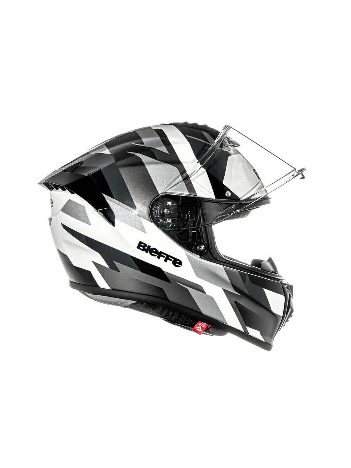 Capacete Bieffe B-Reaper Brave Branco/Prata