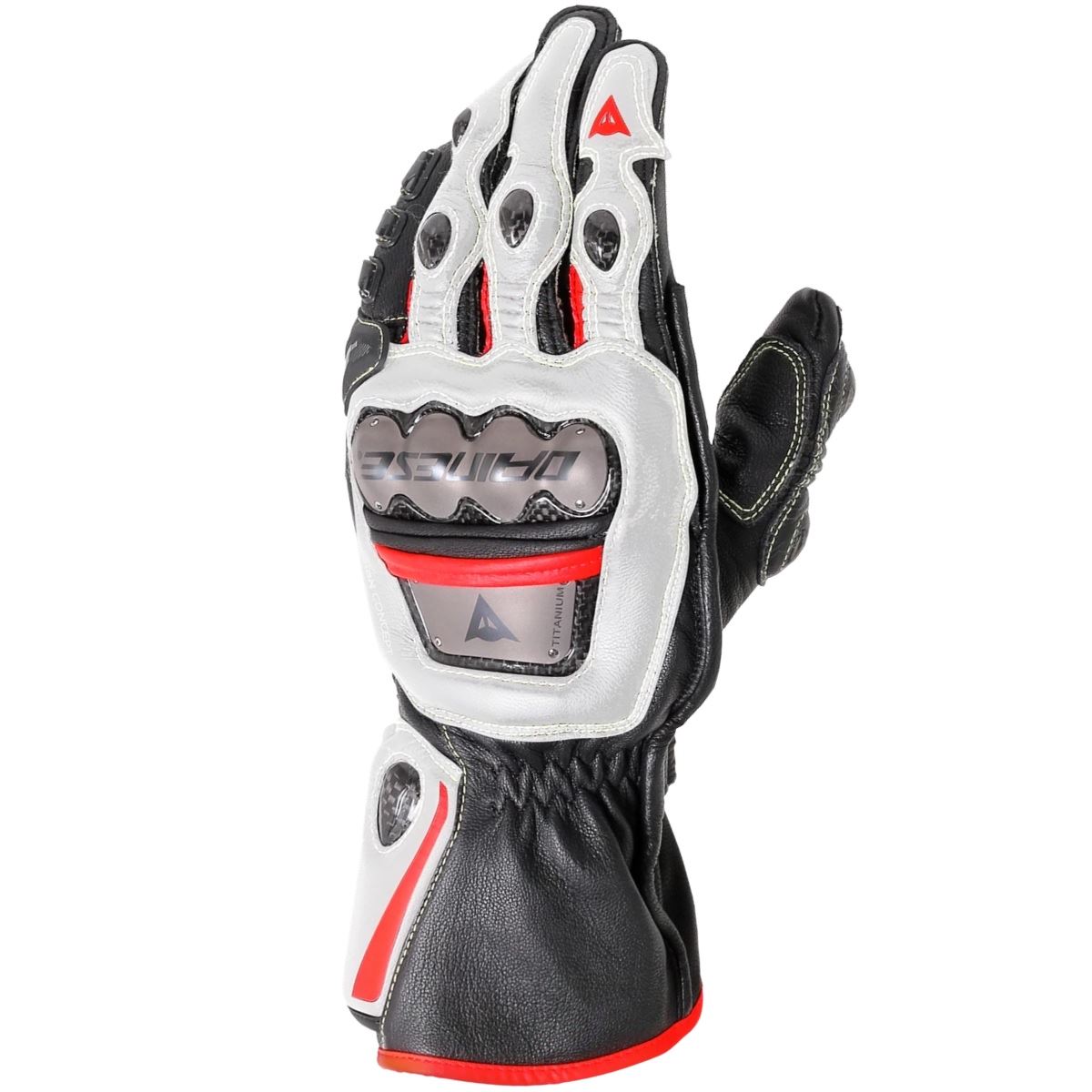Luva Dainese Full Metal 6 Preto Branco Vermelho Lava – Motosprint