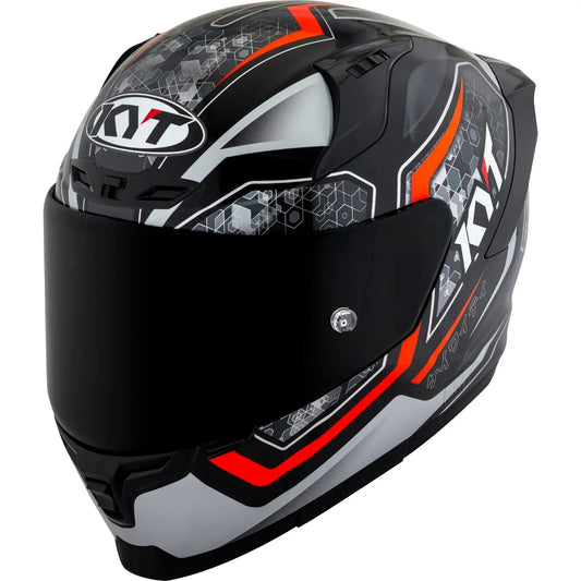 Capacete KYT Striker 2V Tech Preto e Vermelho