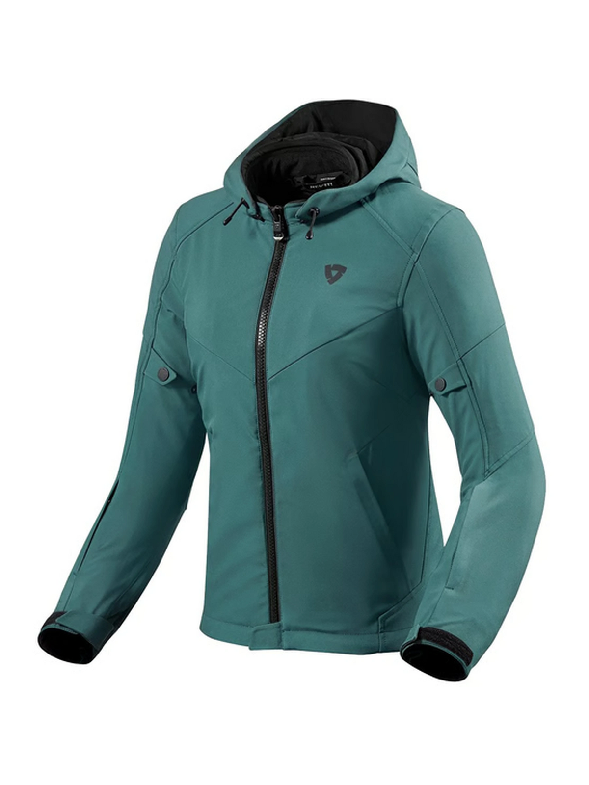 Jaqueta Revit Afterburn Impermeável Feminino Verde Escuro