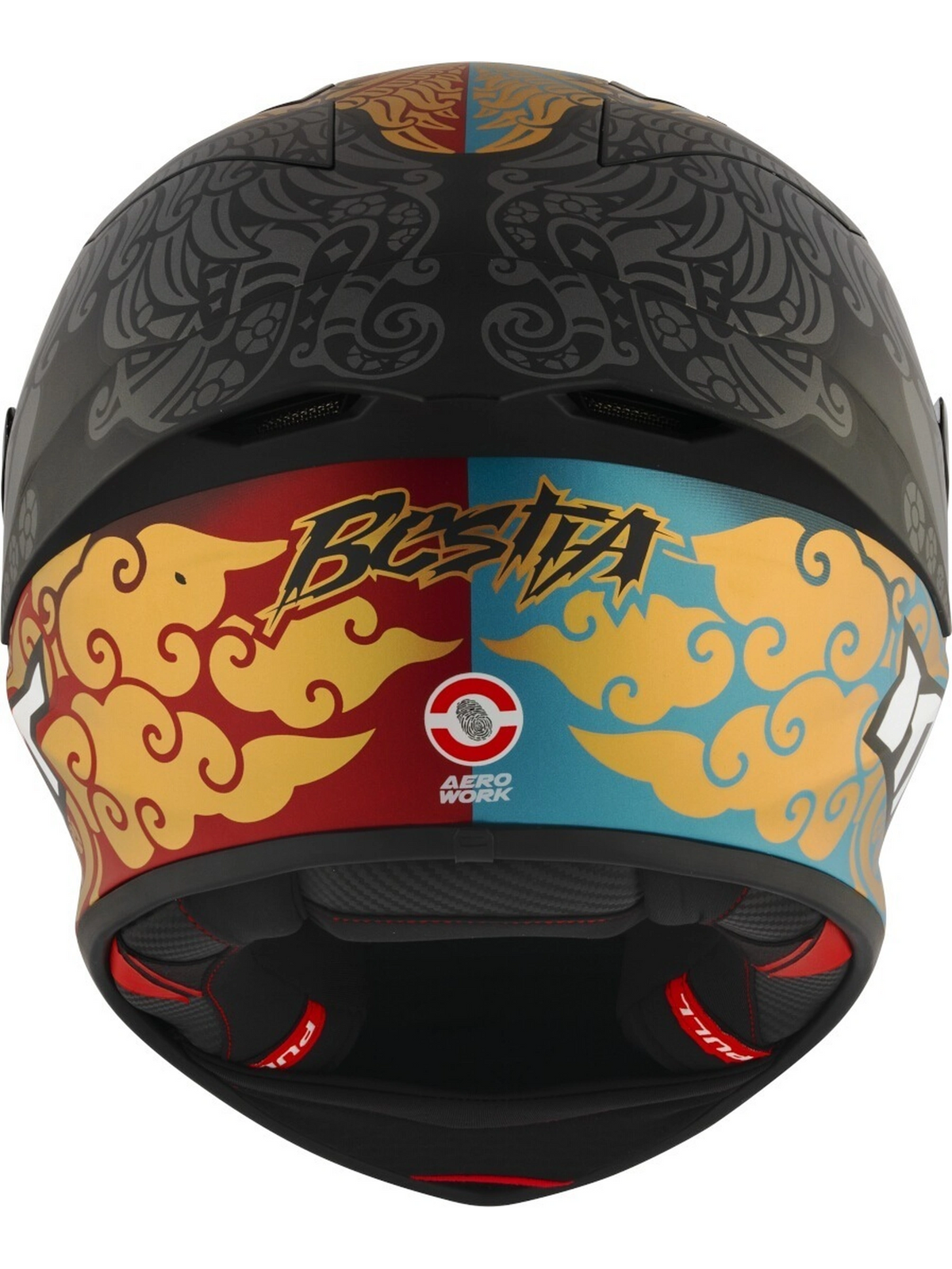Capacete Kyt KX-1 Race Gp Bastianini Idn Rep 23 Fosco