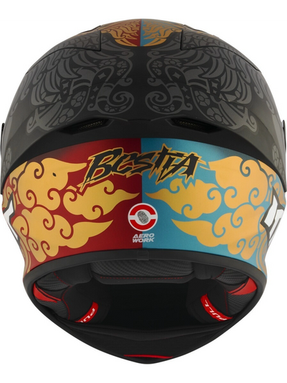 Capacete Kyt KX-1 Race Gp Bastianini Idn Rep 23 Fosco