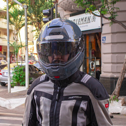 Capacete Nolan N90-3 Classic Cinza Slate