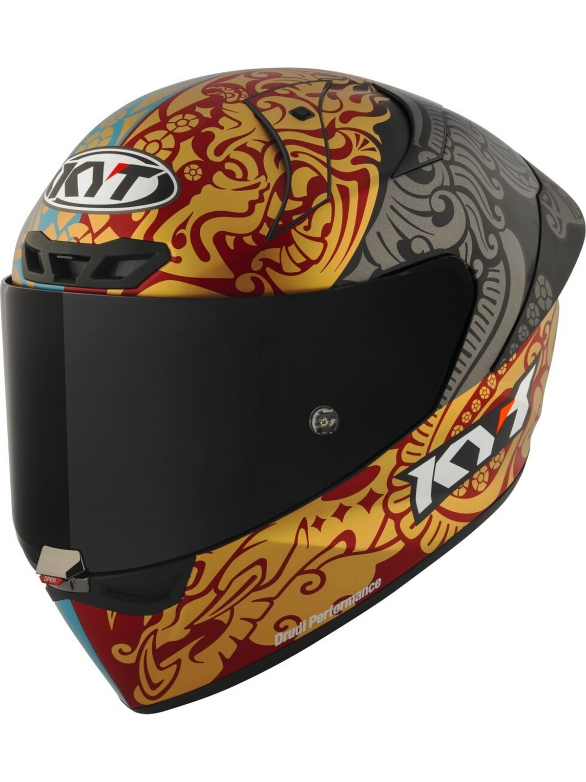 Capacete Kyt KX-1 Race Gp Bastianini Idn Rep 23 Fosco