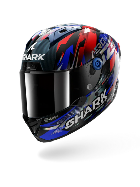 Capacete Shark Aeron Zarco Gp De France Preto/Azul/Verm  (DBU)