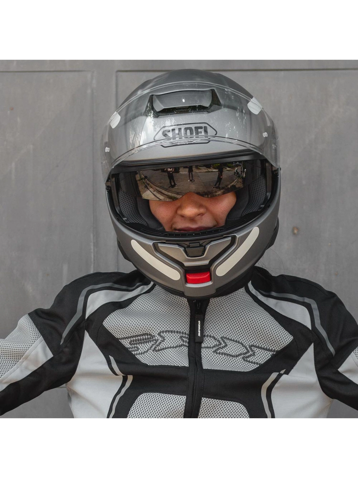 Capacete Shoei Neotec 3 Cinza Fosco