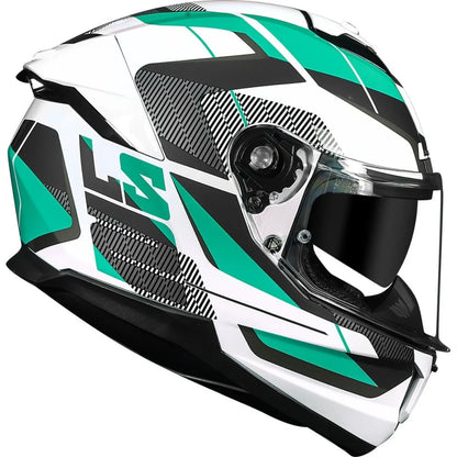 Capacete Ls2 Stream II Road Branco e Verde