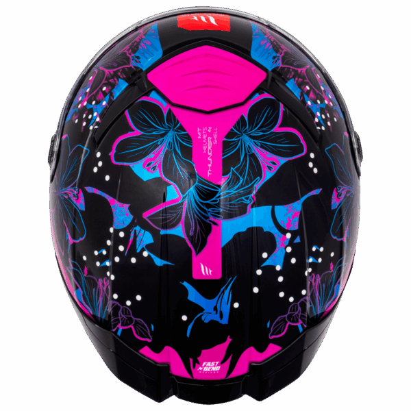 Capacete MT Thunder 4 Jungle Rosa (A8)