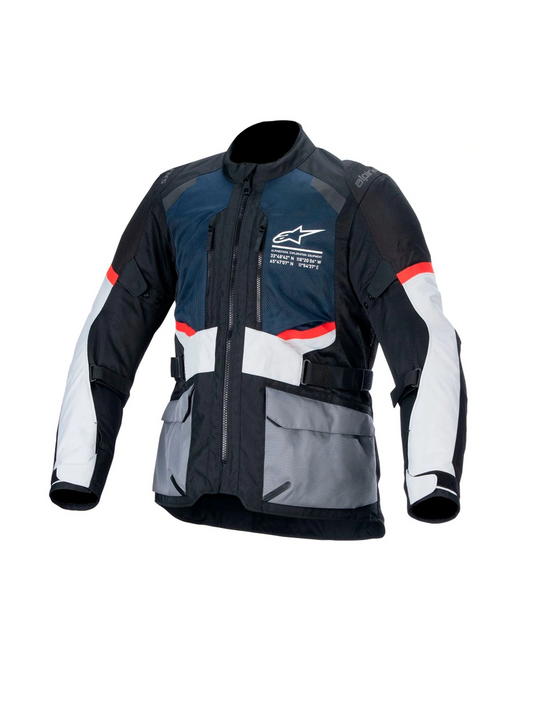 Jaqueta Alpinestars Andes Air Drystars Azul Escuro Preto