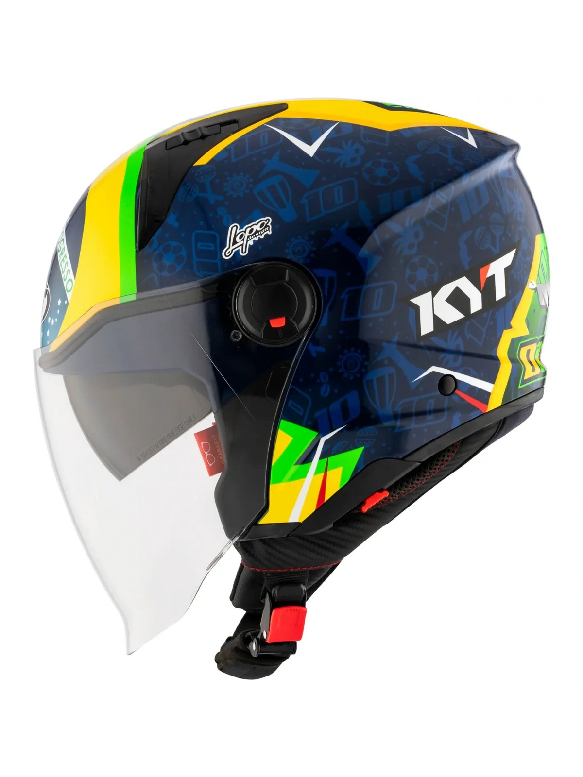 Capacete Kyt D-City Diogo Moreira 2024 Replica