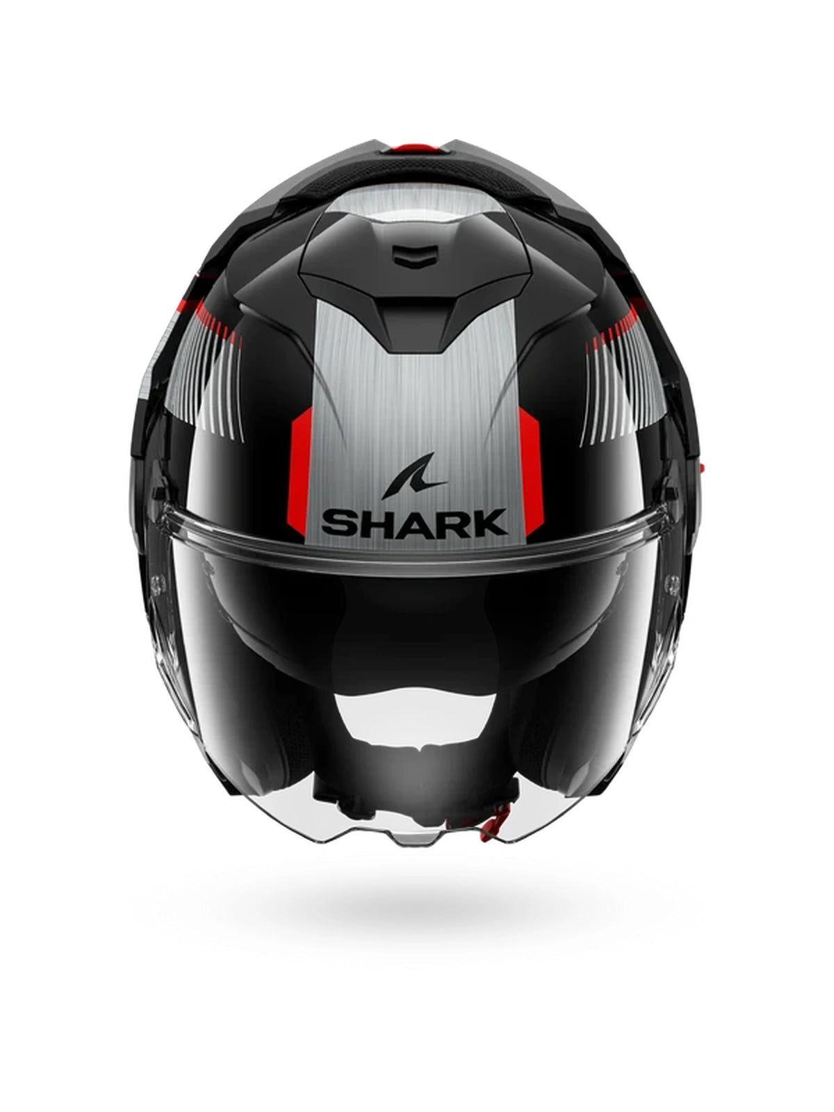 Capacete Shark Oxo Sikter Preto/Prata (KUS)