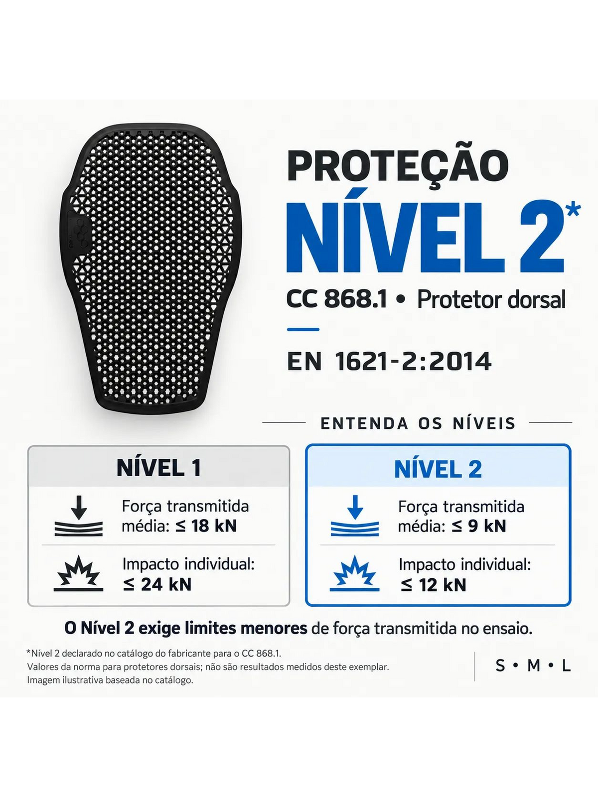 Protetor De Coluna Cc Protectors (868.1)