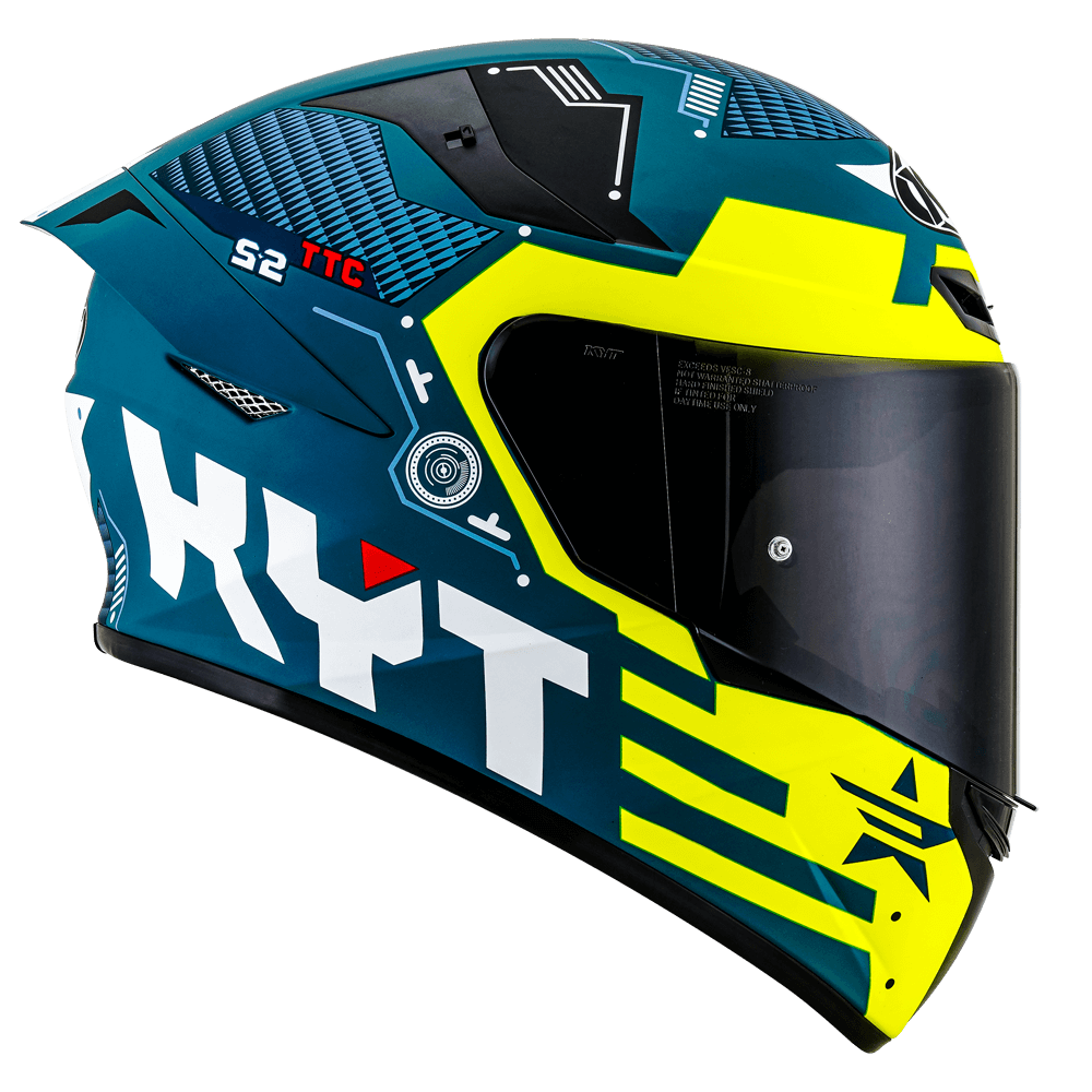 Capacete Kyt Tt Course Fuselage Amarelo