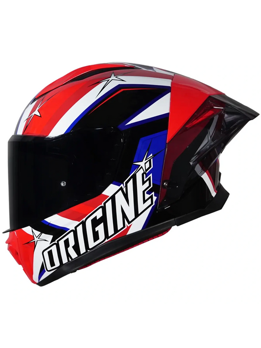 Capacete Origine Pista Flag America Vermelho