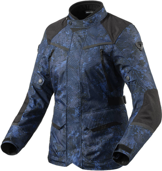 Jaqueta Revit Voltiac 3 Impermeável Feminino Camuflado Azul
