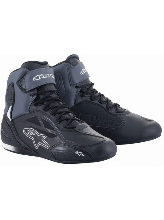 Tenis Alpinestars Faster 3 Drystar Preto/Cinza Escuro