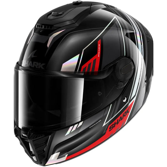 Capacete Shark Spartan RS Byrhon Preto Cinza e Vermelho (KIR)