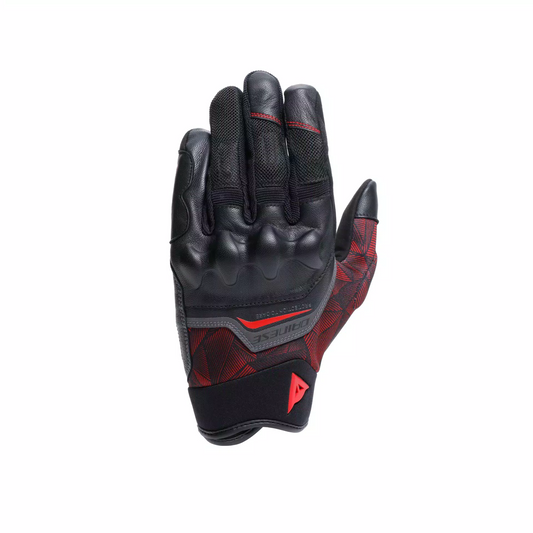 Luva Dainese Ermex Preto e Vermelho Lava