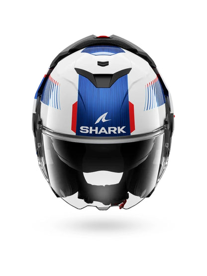 Capacete Shark Oxo Sikter Branco/Azul (WUB)