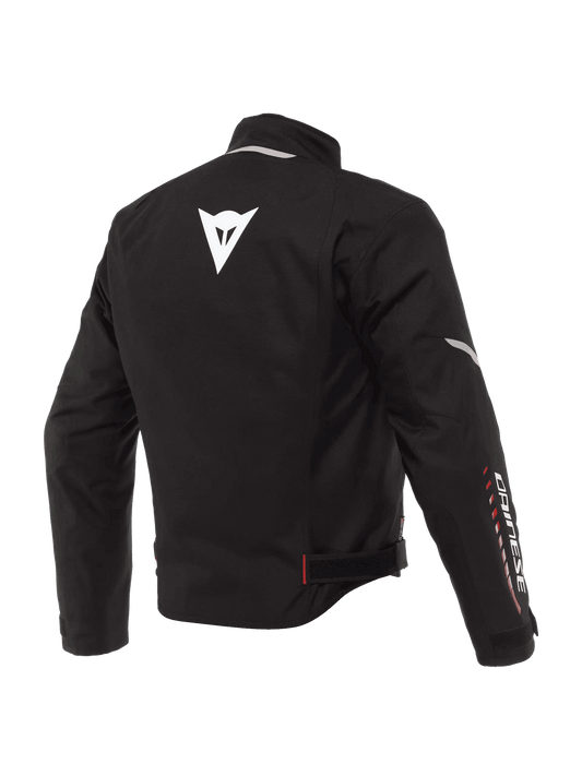 Jaqueta Dainese Veloce D-Dry Preto/Branco/Vermelho Lava