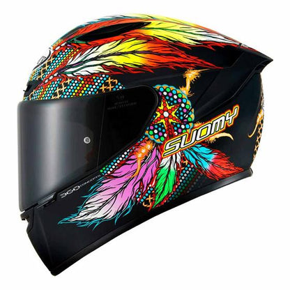 Capacete Suomy Track-1 Chieftain Preto Fosco