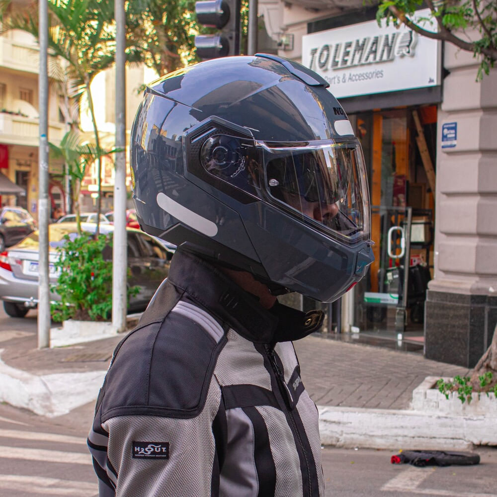 Capacete Nolan N90-3 Classic Cinza Slate