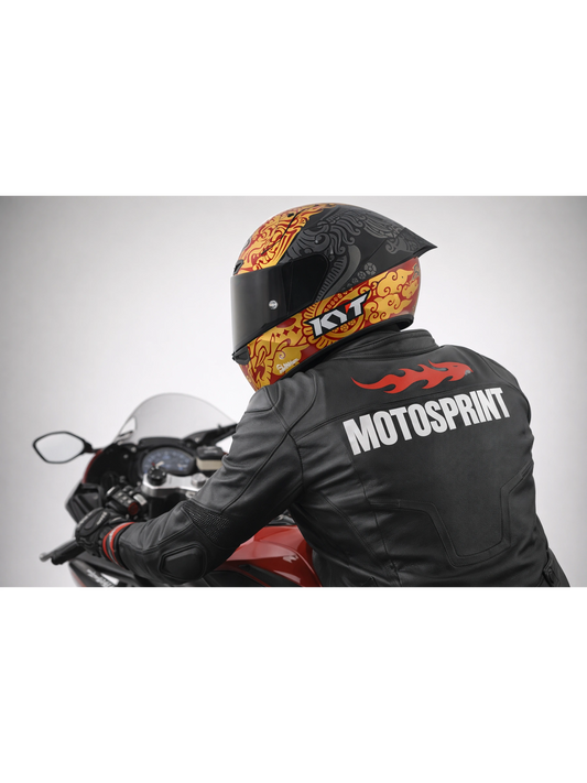 Capacete Kyt KX-1 Race Gp Bastianini Idn Rep 23 Fosco
