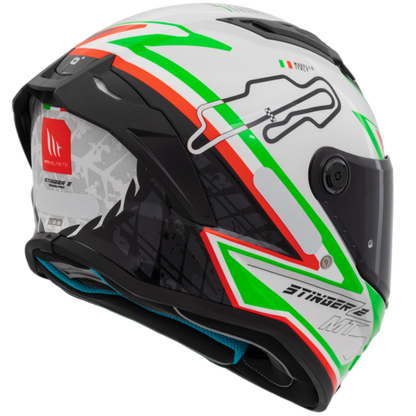 Capacete MT Stinger 2 Grand Prix Italia (A0)
